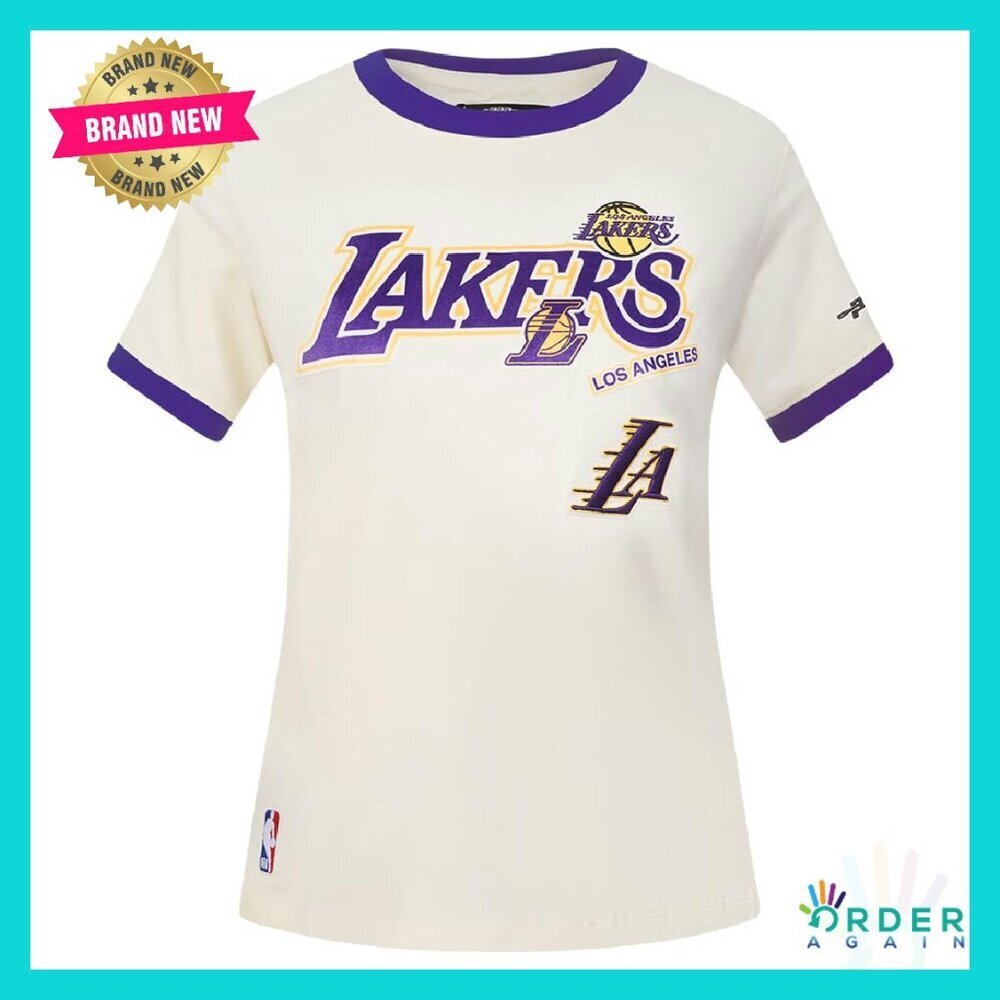 Retro NBA Cotton Slim Tee Vintage Sports Nostalgia Ringer Style